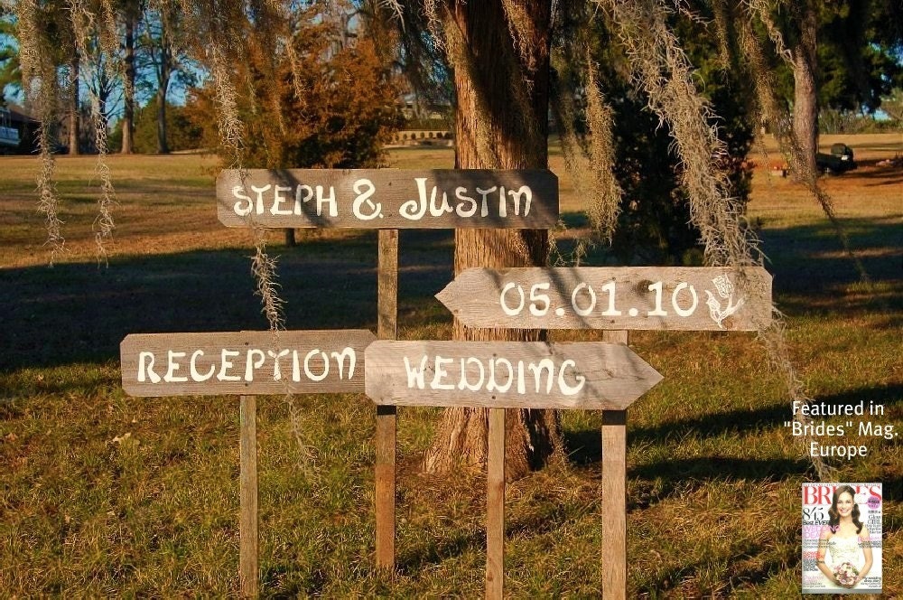 Wooden Wedding Signs Rustic Wedding Country Wedding Shabby Wedding 