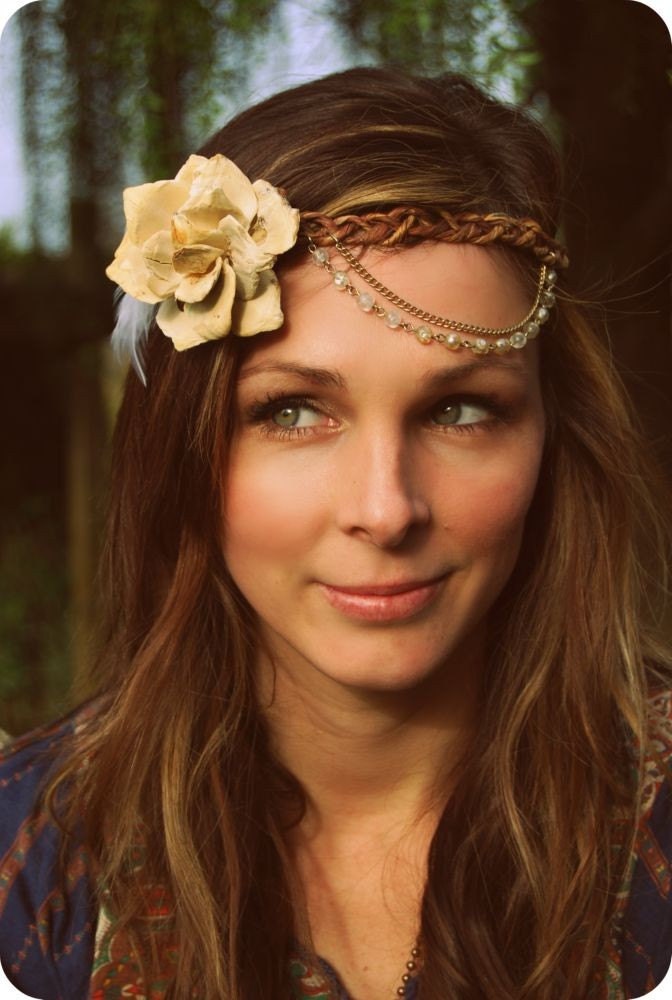 Stevie Flower Crown By Peacelovevintageshop On Etsy