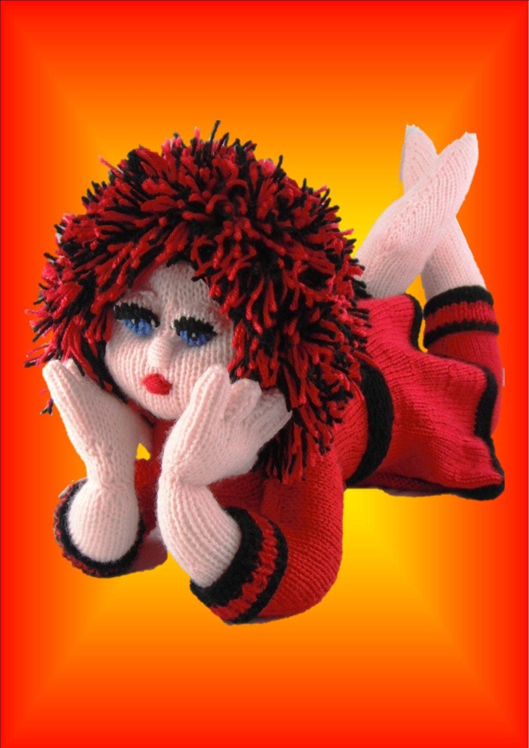 Free Knit &amp; Crochet Doll Pattern - free on-line knitting patterns