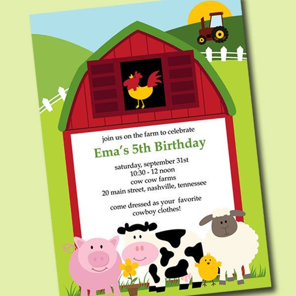 kid birthday invitation