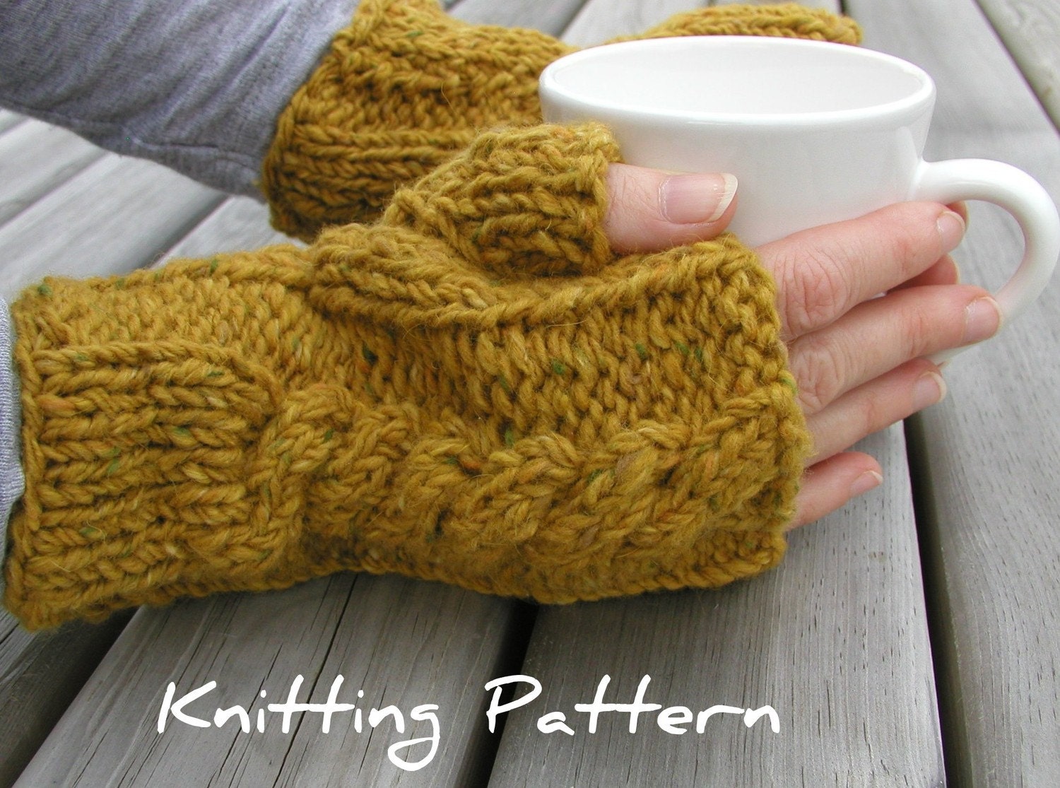 Beaded Fingerless Gloves - Free Knitting Pattern for Beaded