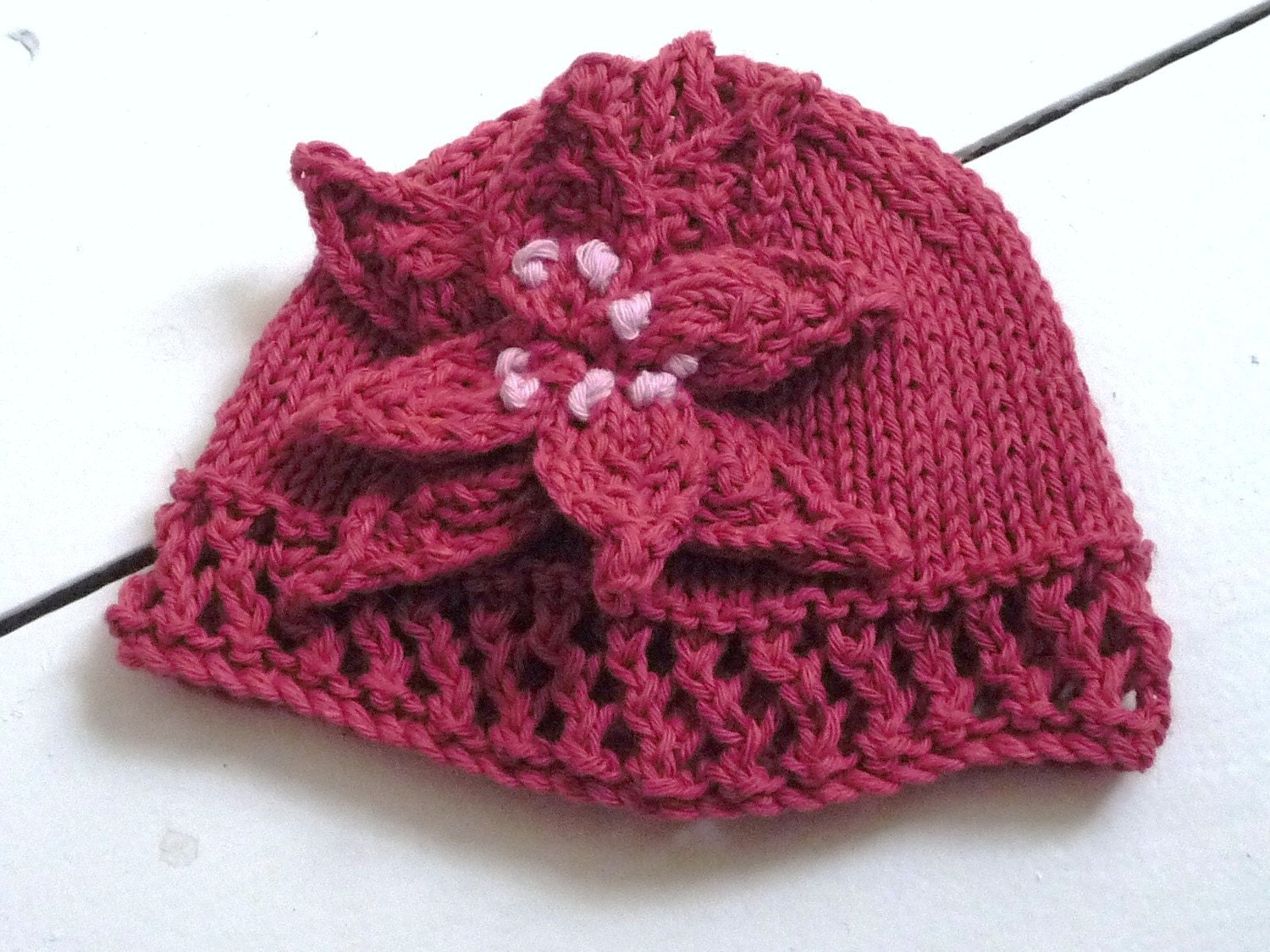 SockPixie: Jewel (Free Baby Hat Knitting Pattern)