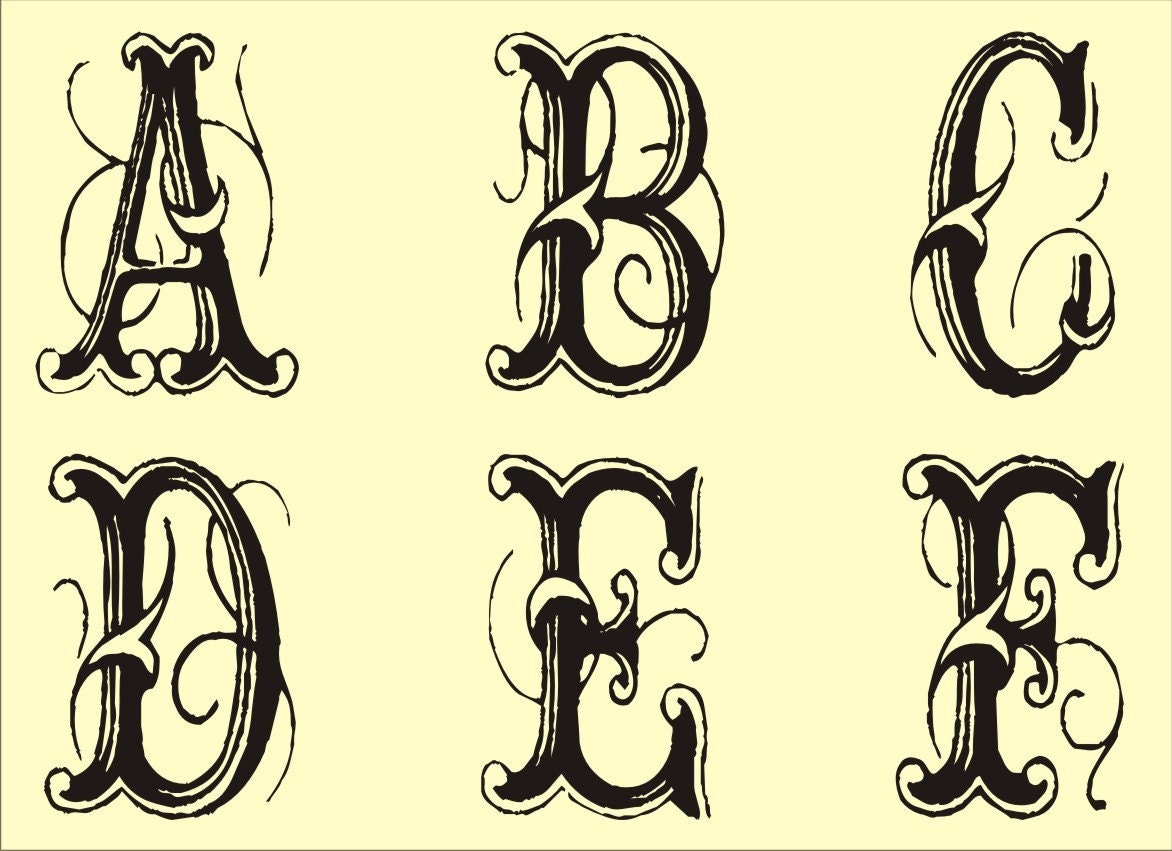 Fancy Letter Stencils Levelings