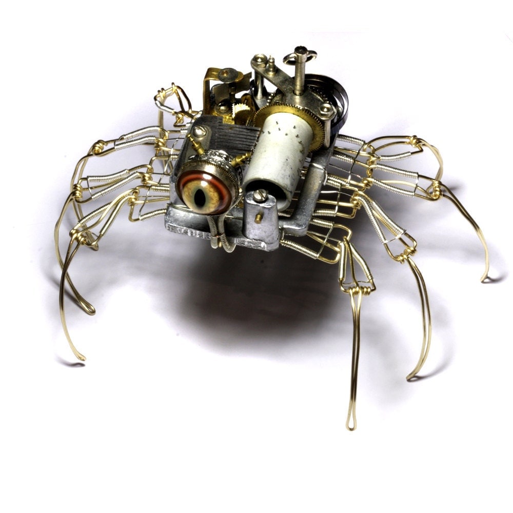 Steampunk Musical Spider Robot