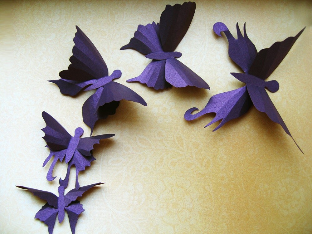 20 3D Wall Butterflies 3D Butterfly Wall Art Nursery Decor BabyButterfly 
