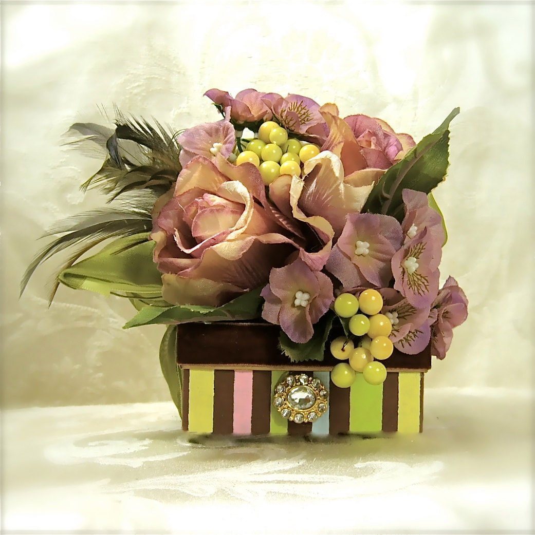 Striped Wedding Favor Box Christmas Gift Ideas Gift Card Box