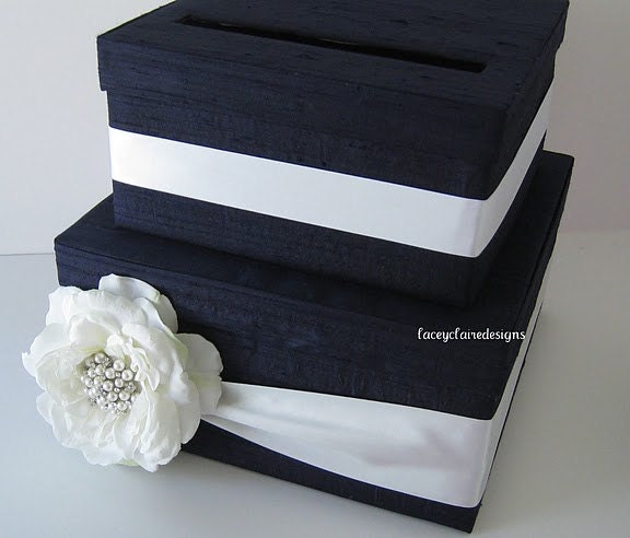 Wedding Gift Card Money Box Holder Custom Made From LaceyClaireDesigns