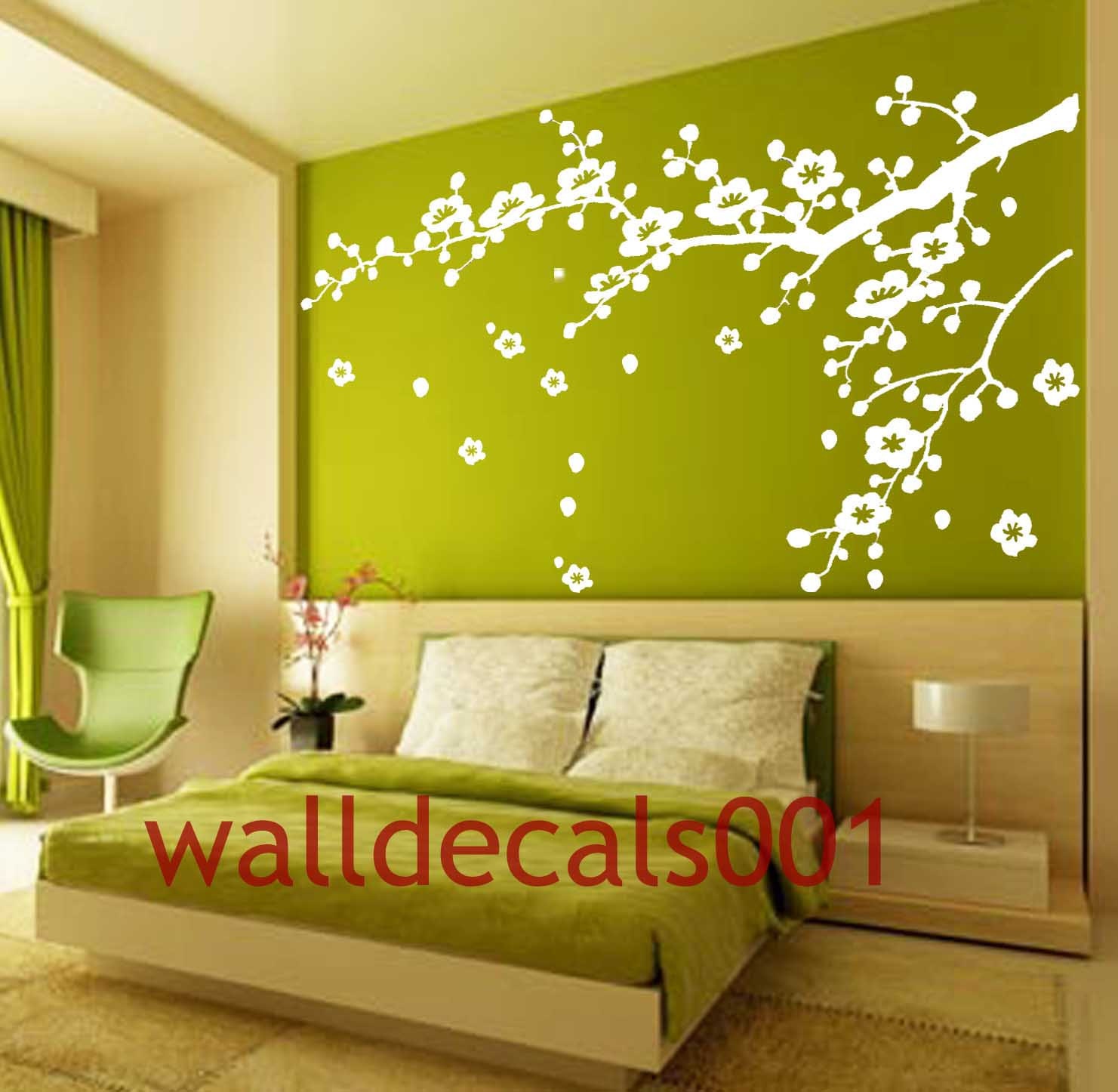 Vinyl Wall Decals,wall sticker,wall decor-Cherry Blossom decals Vinyl Wall Decals,wall sticker,wall decor-Cherry Blossom decals