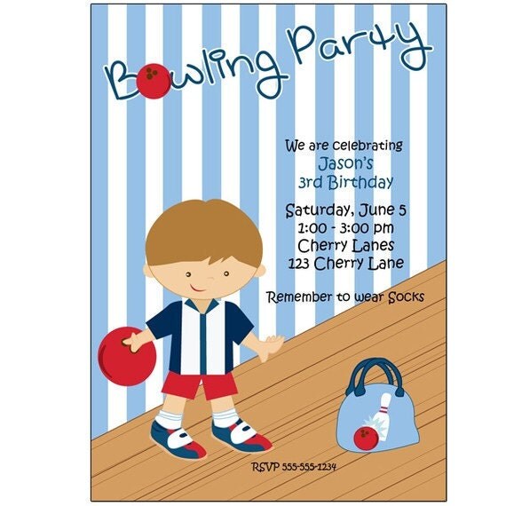Boy's Bowling Party