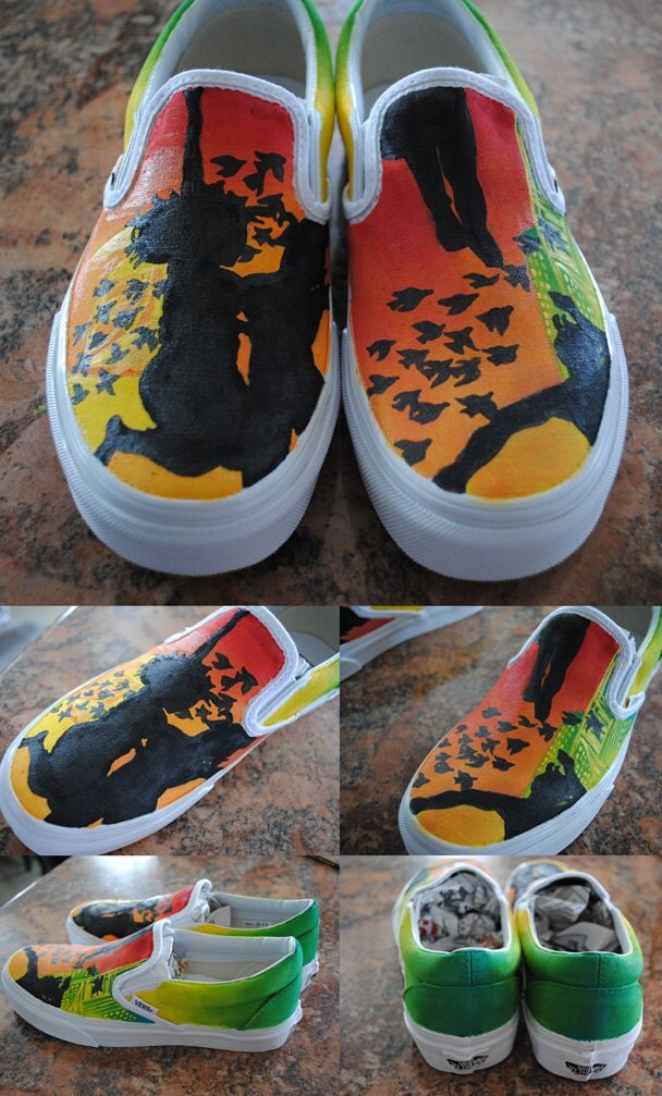 Handpainted shoes for sale! Mibba