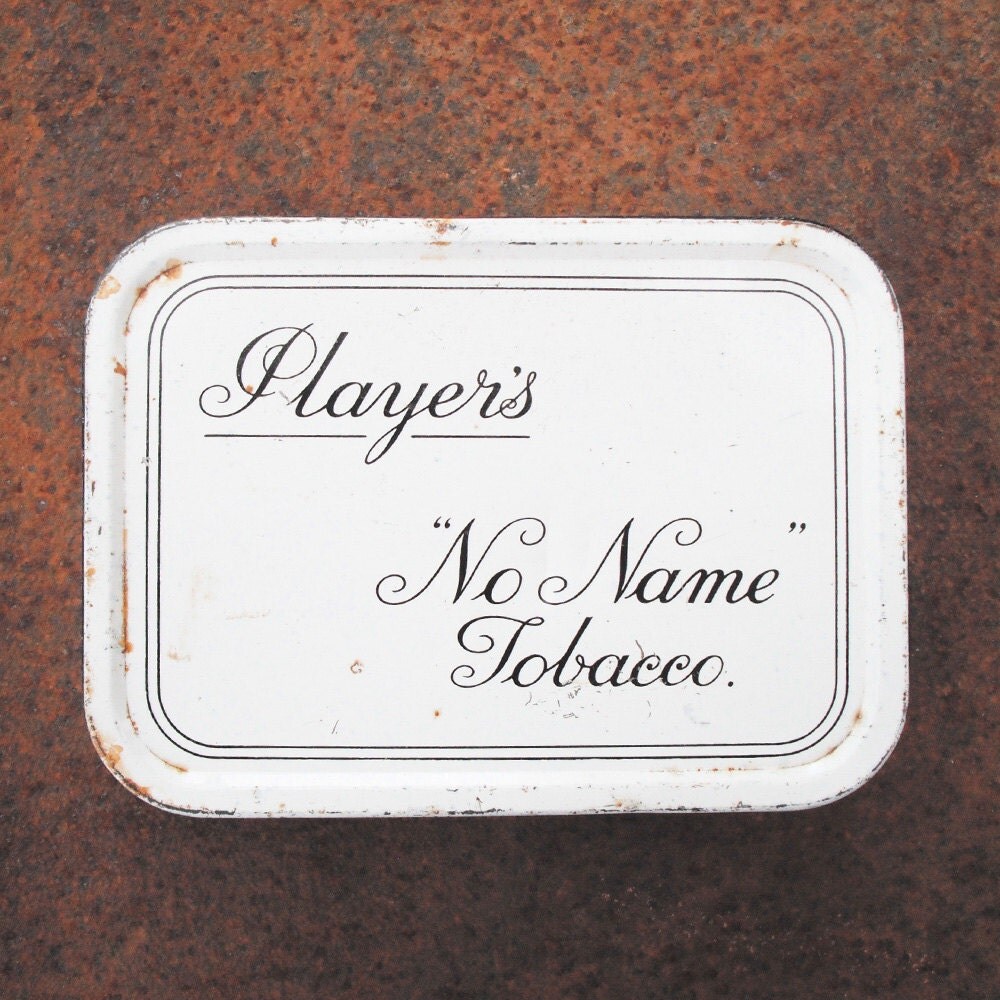 Antique tobacco tin john player