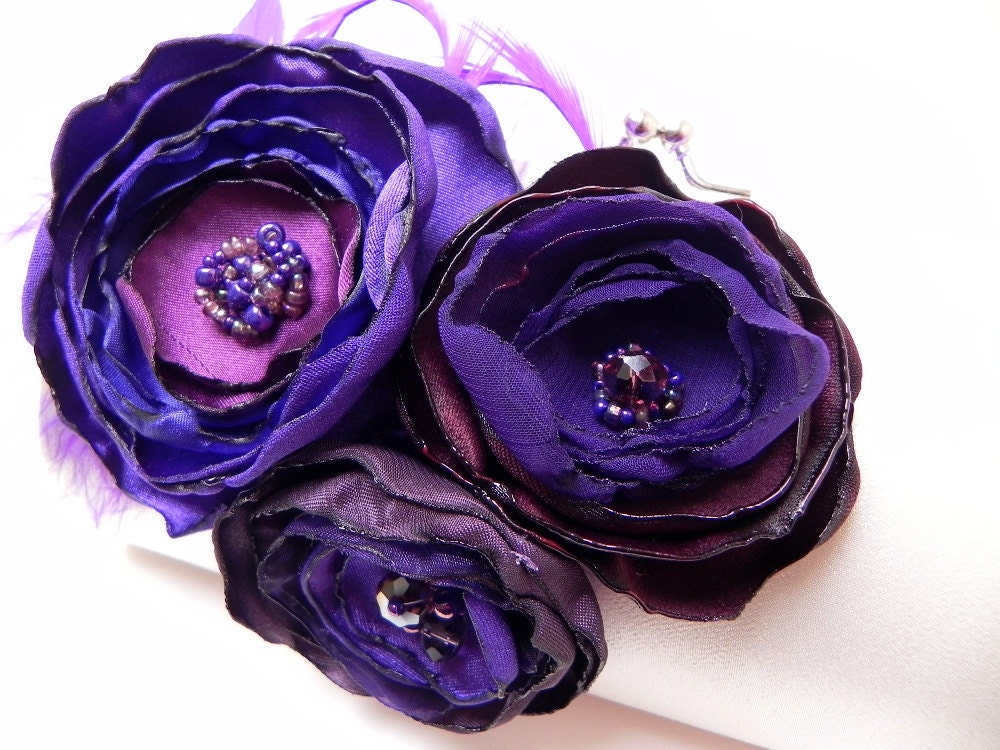 Bridal Clutch Bridesmaid Clutches Purple Violet Eggplant Plum Royal