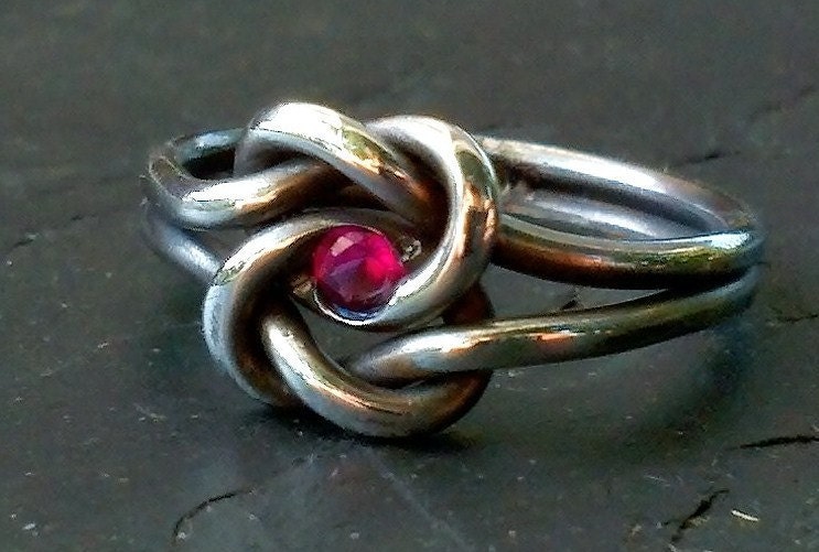 Love Knot Celtic Wedding Ring By Metalofages On Etsy 743x501px