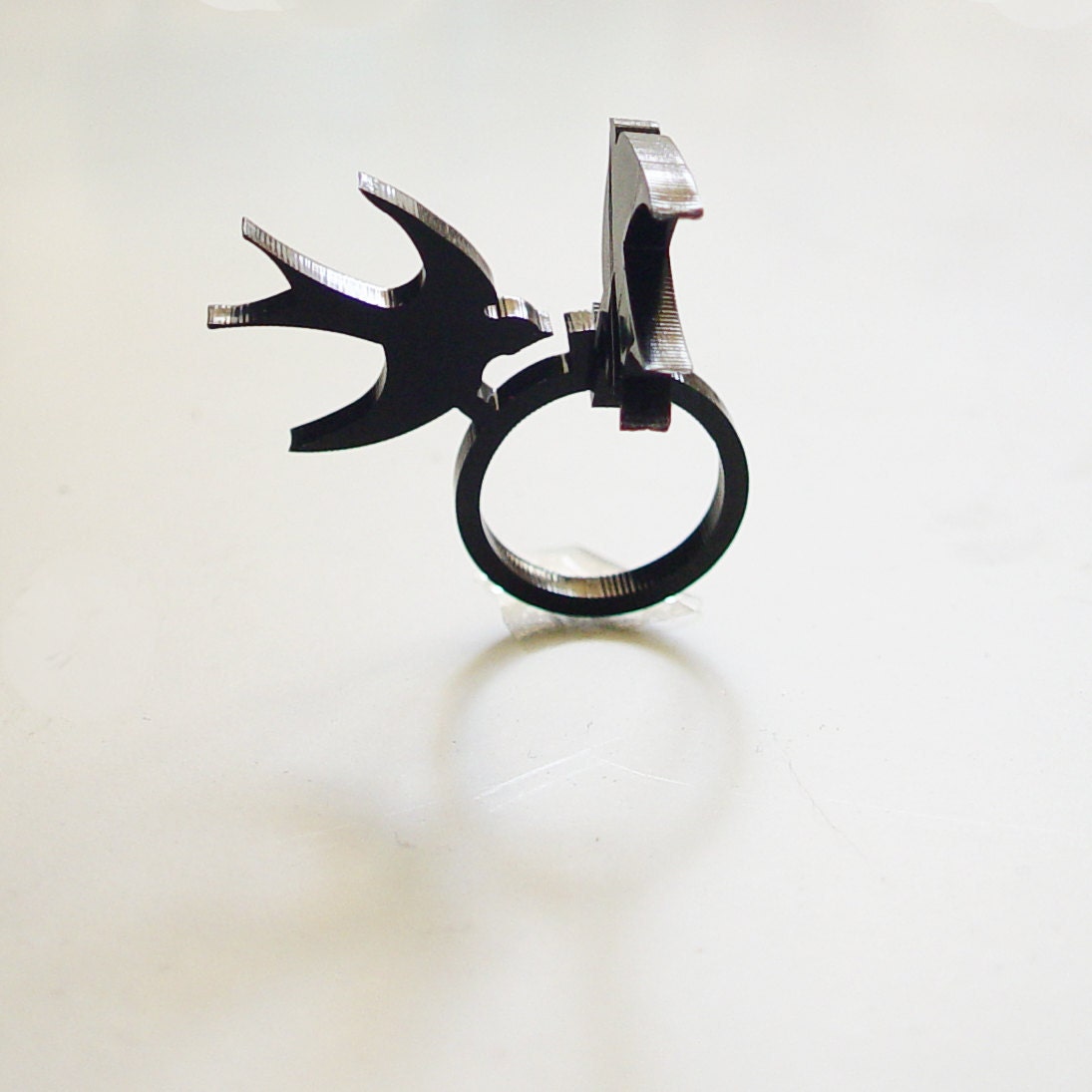 These Are Not Ravens, Are BLACK DOVES ring - The Mesh These Are Not Ravens, Are BLACK DOVES ring - The Mesh