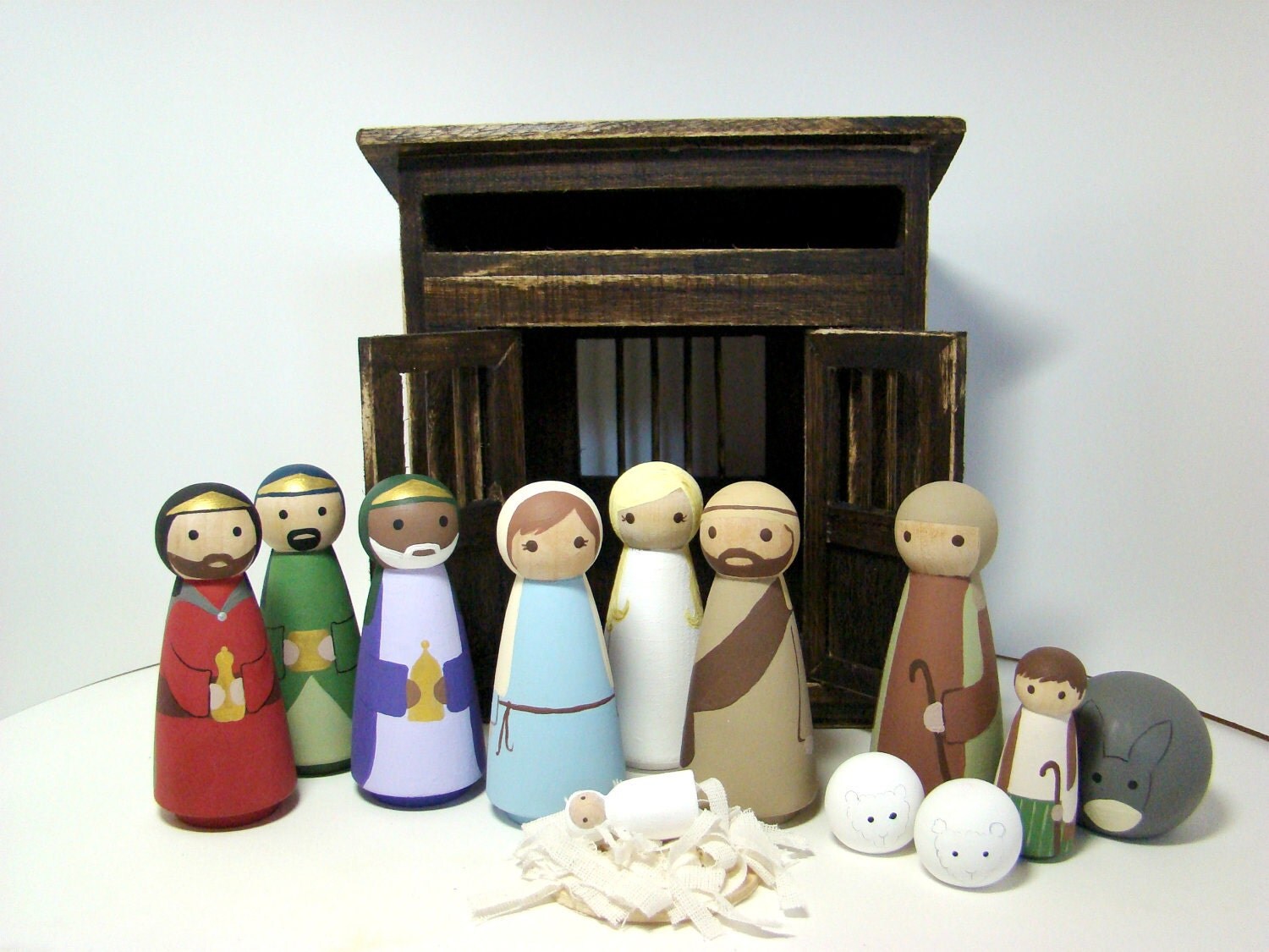 Our Life Diy Peg Doll Nativity