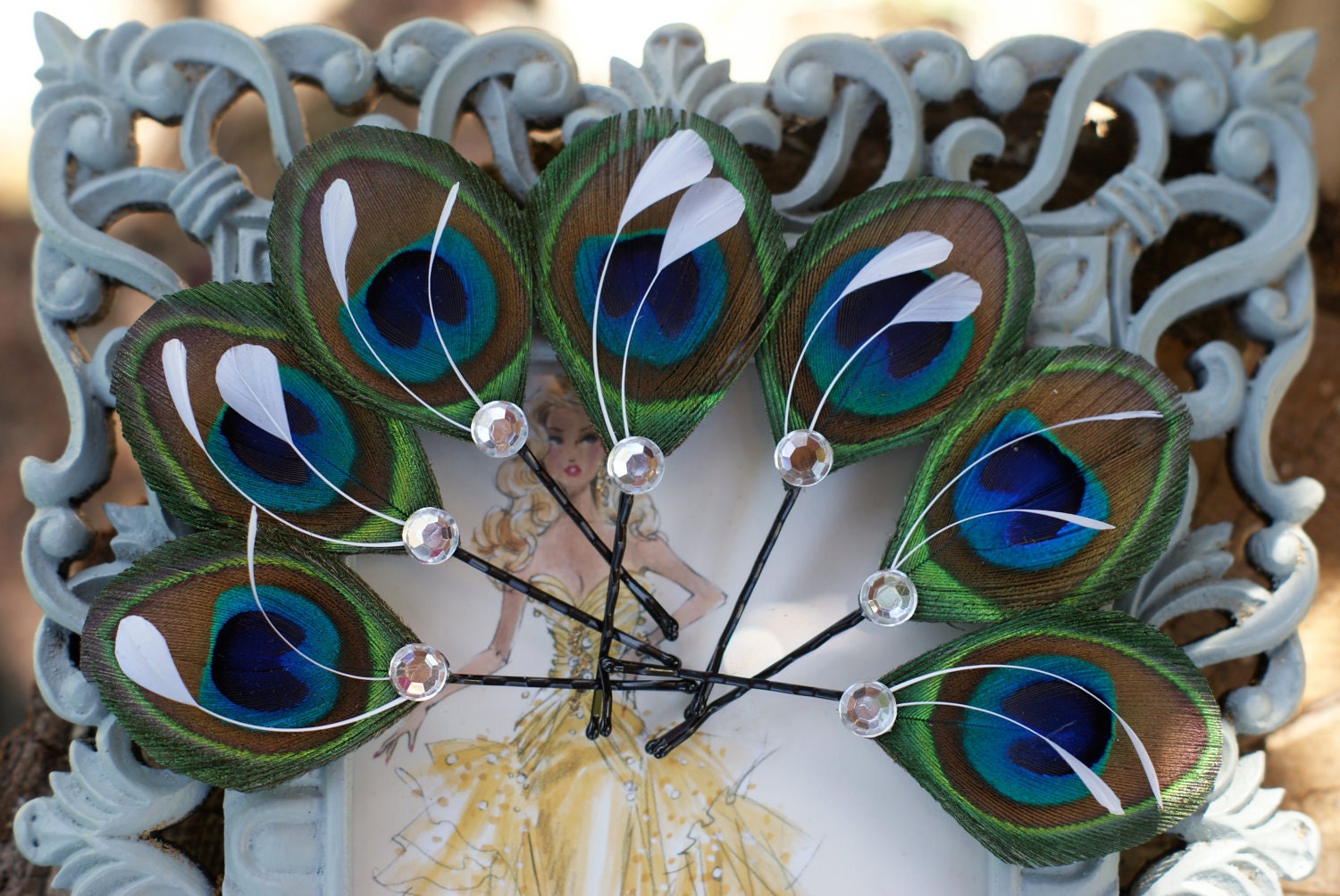 peacock blue wedding invites