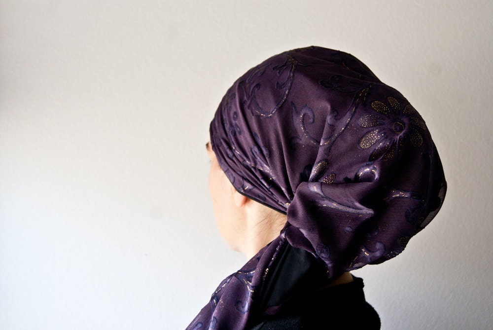 Deep Purple Burnt Velvet