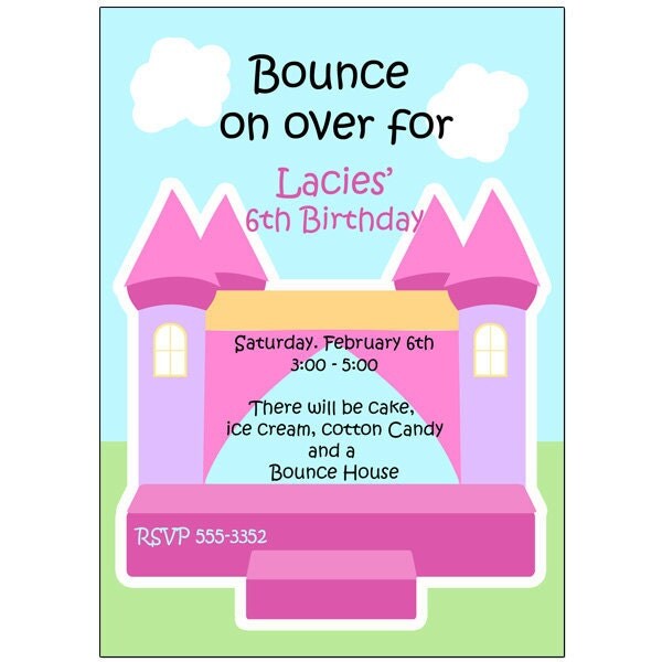 Bounce House Fun for a Girl