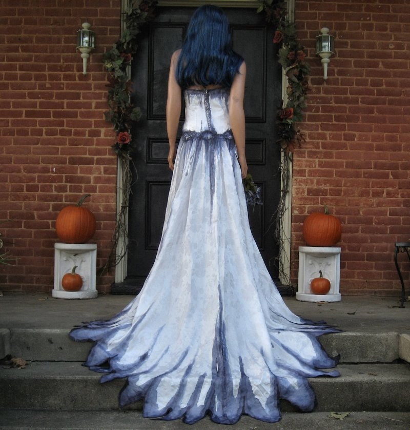 Gothic Corpse Bride Wedding Gown From TheBohemianGoddess