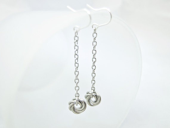 Baby Love Knots dangle earrings by JeannieRichard
