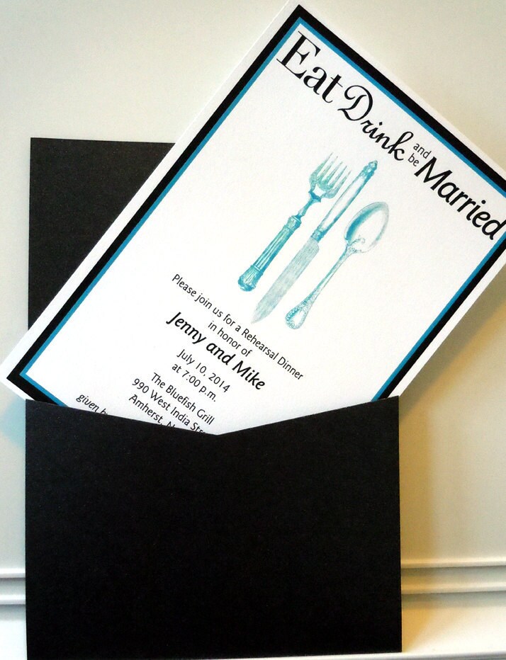 rehearsal party invitation