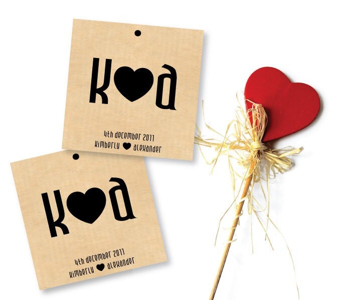 DIY Personalized Favor Tags printable Wedding Party From HermiasWishes