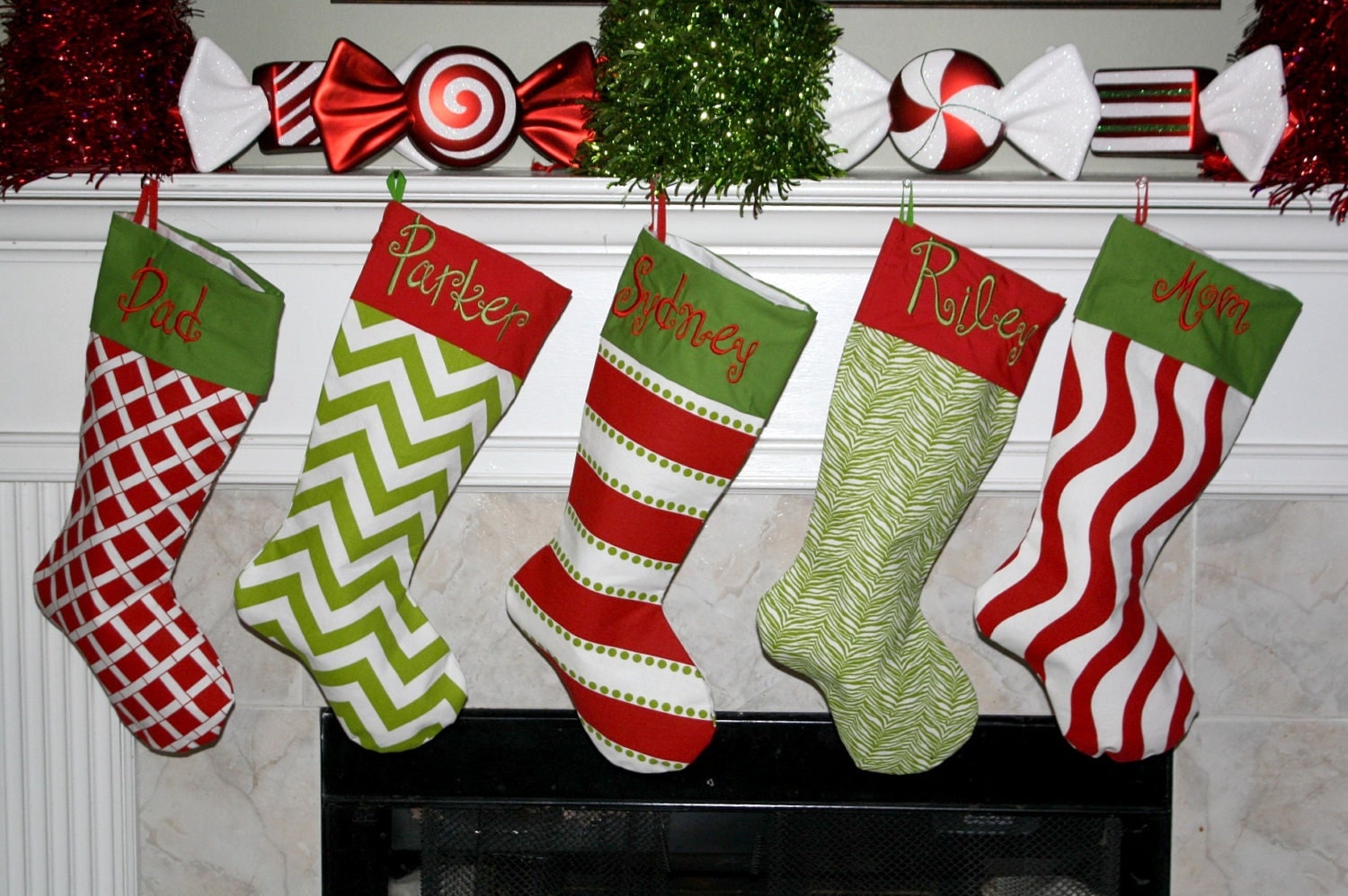 Personalized Christmas Stockings For Family  Viewing Gallery