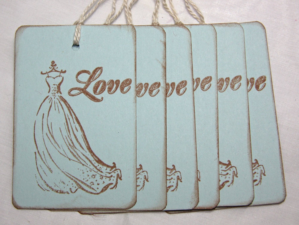 Blue Vintage Wedding Dress Love Wedding Tags your choice of colors