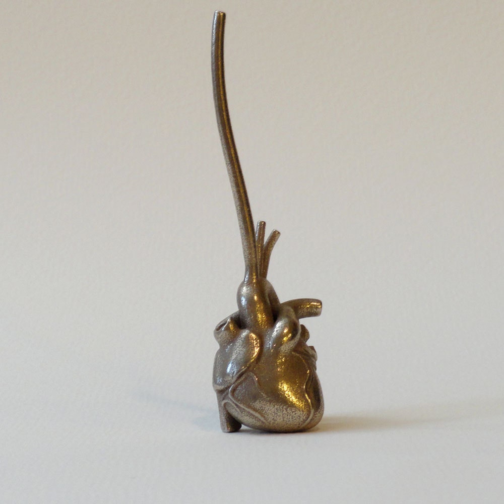 Anatomical Heart Ring Holder by Michelle Davis