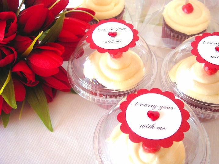 Cupcake wedding favor boxes set of 100 From PoshBoxCouture