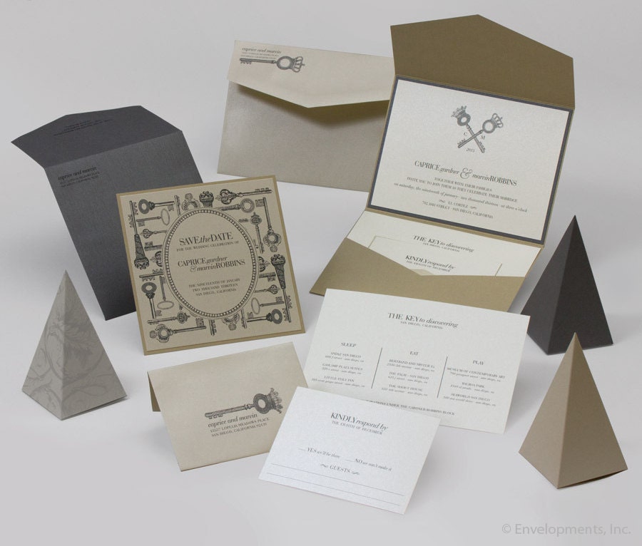 Antique Whimsical Wedding Invitation Collection