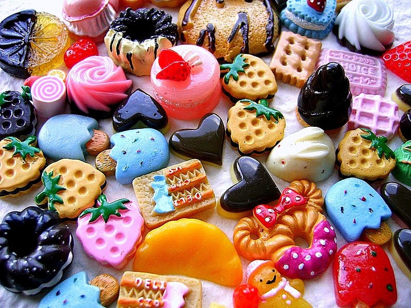 WHOLESALE Kawaii Cabochons Sweets 50 Set 13 | Kawaii Shop Japan