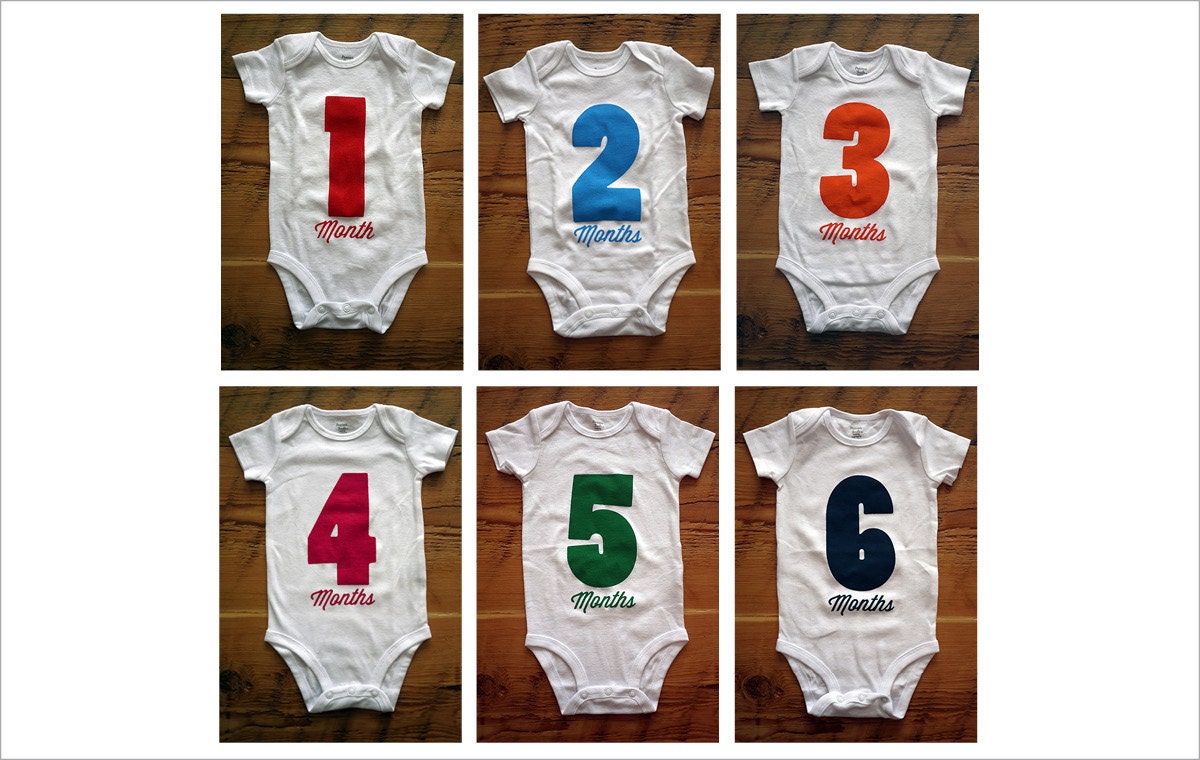 love these | Baby month by month, 6 month baby, Baby onesies