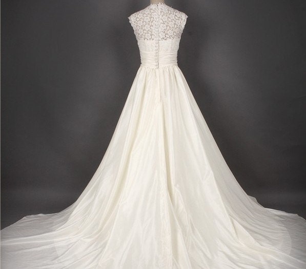 Custom make Vintage Wedding Dress A LINE Bridal Gown Bridesmaid Mermaid V 