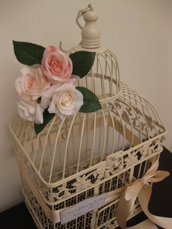 Vintage Style Wedding Card Holder Bird Cage Wedding Card Holder Birdcage