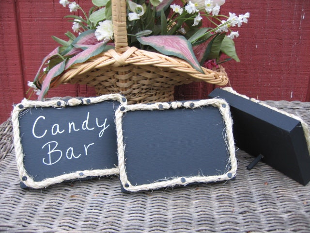 Country Wedding Chalkboard Sign for Buffet Table Bridal Shower 