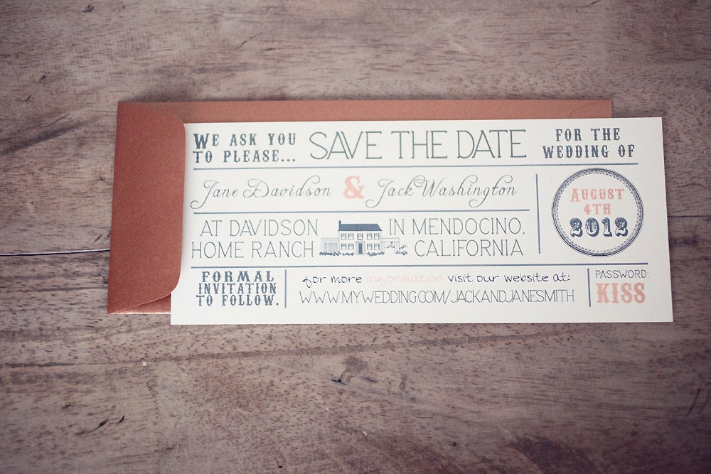 Our Save the Dates!