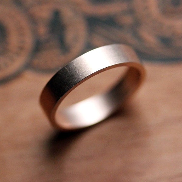 14k rose gold wedding band-14k rose gold, rose gold, wedding ring, pink gold, wedding band
