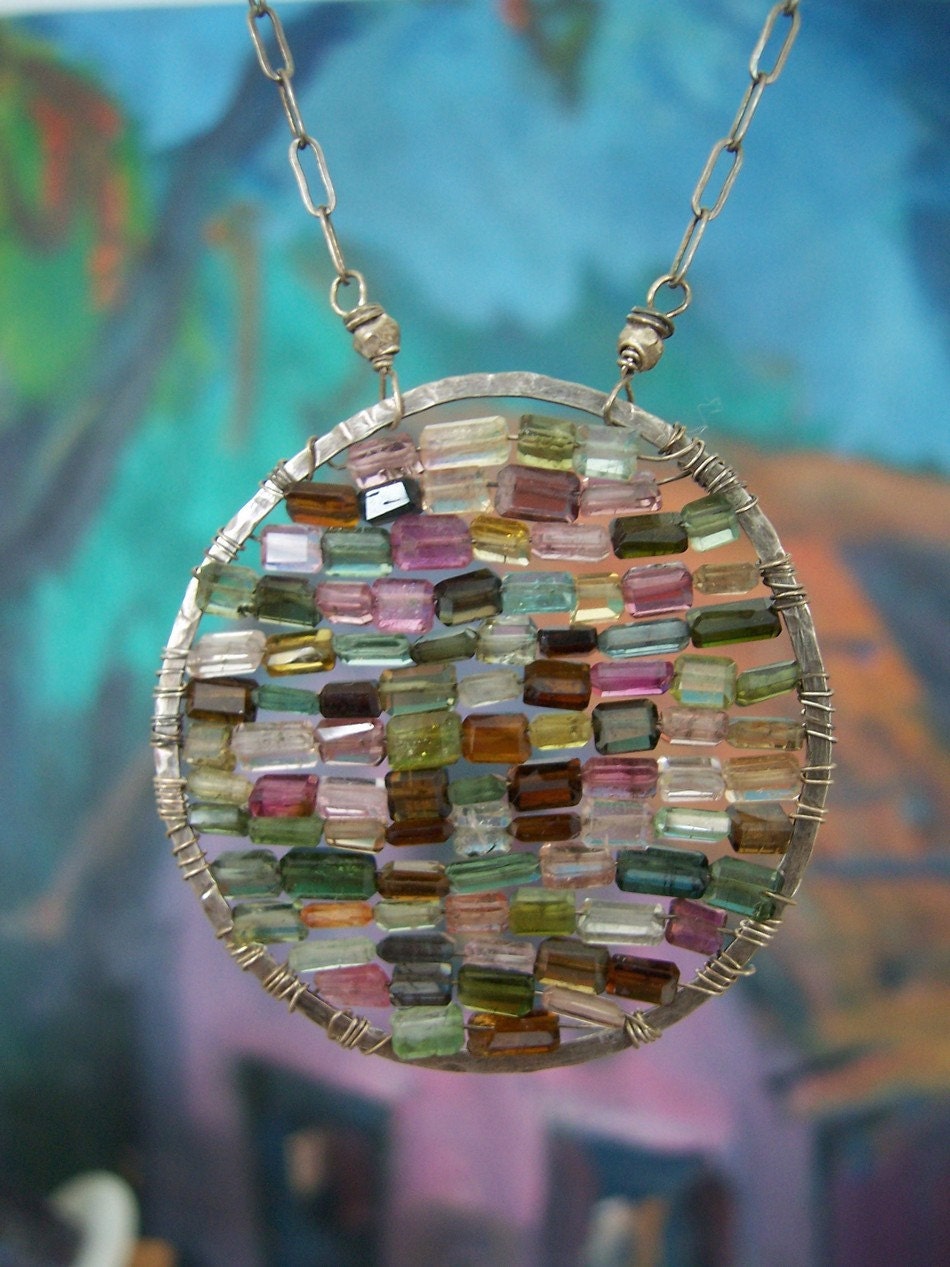 stained glass pendant