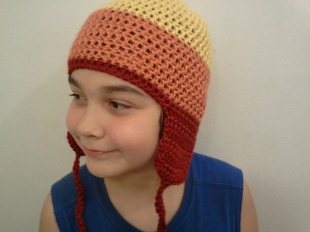 Firefly Jayne Cobb cunning hat with earflaps red orange yellow