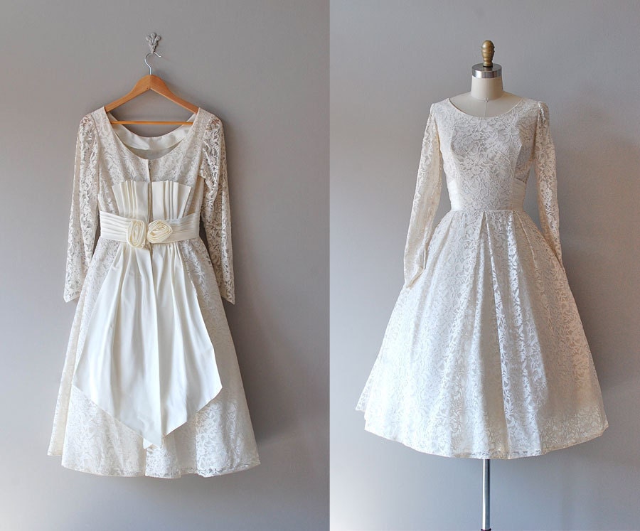 50s lace wedding dress 1950s wedding dress That Magic Moment dress
