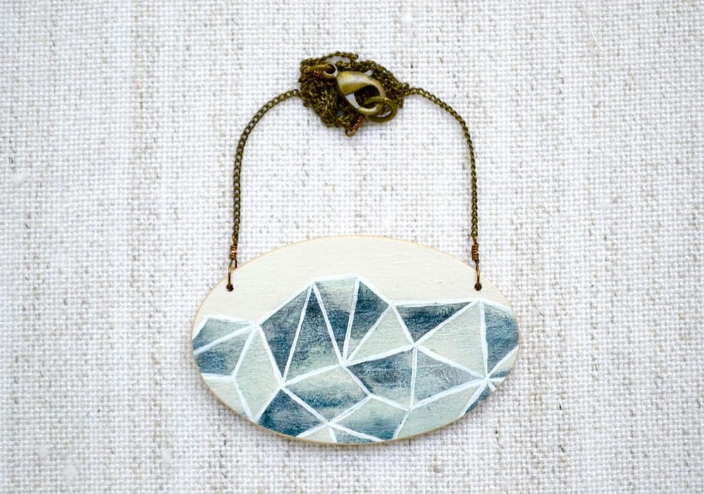 Meghann Rader Handpainted Geometric Jewelry