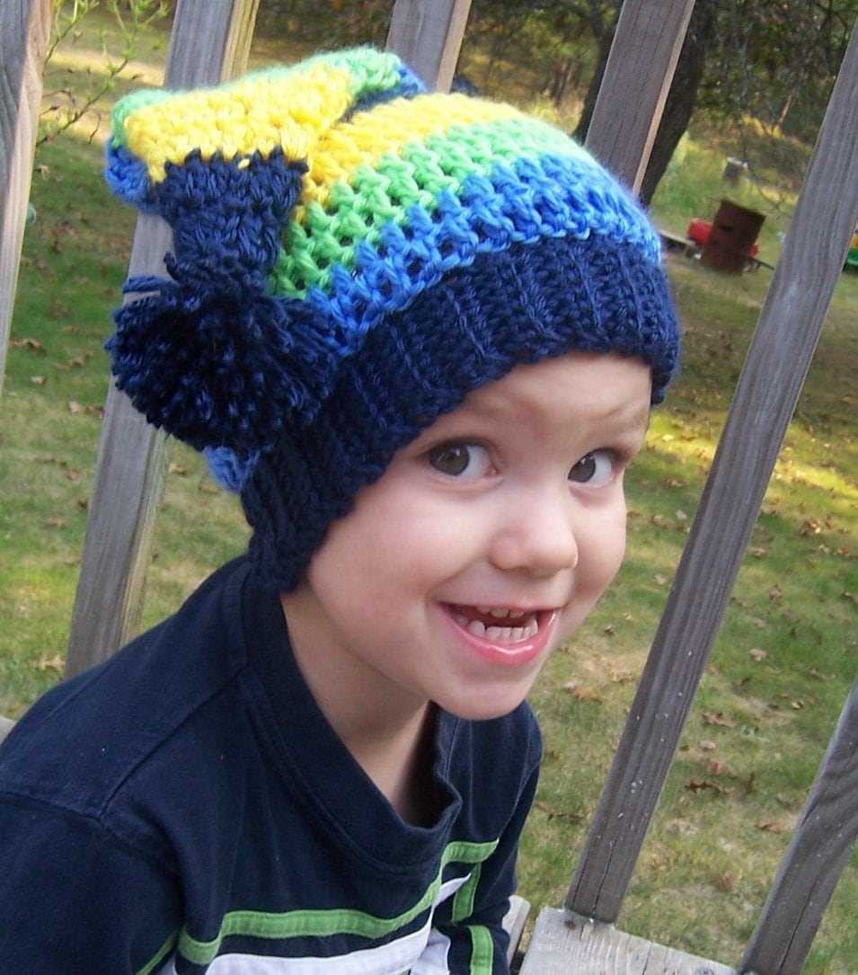 How to Crochet a Stocking Hat Using Rug Yarn | eHow.com