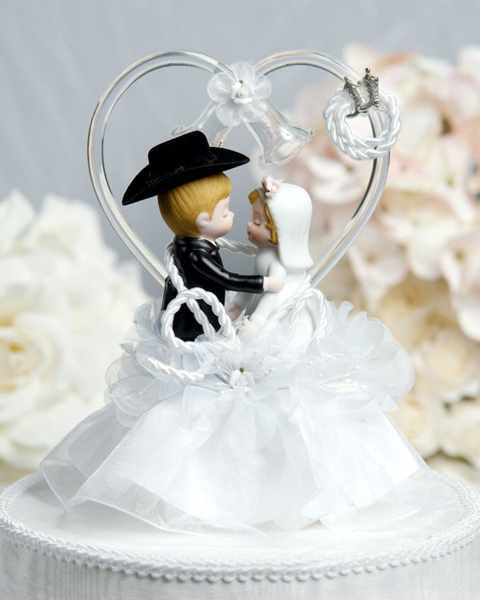 Western Cowboy Lasso Wedding Cake Topper From weddingcollectibles