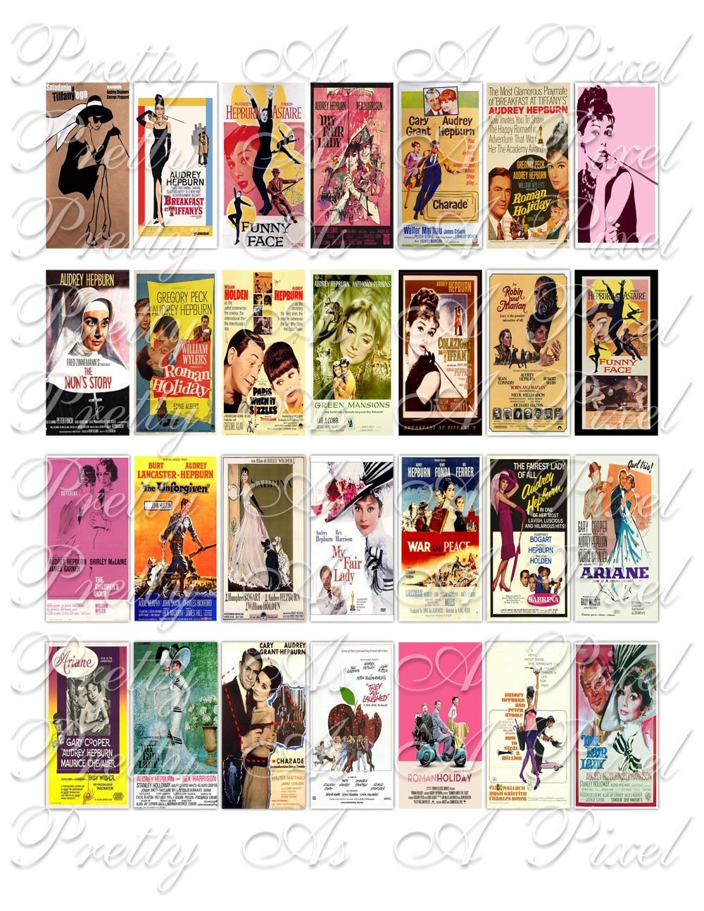 Audrey Hepburn Movie Posters - ...