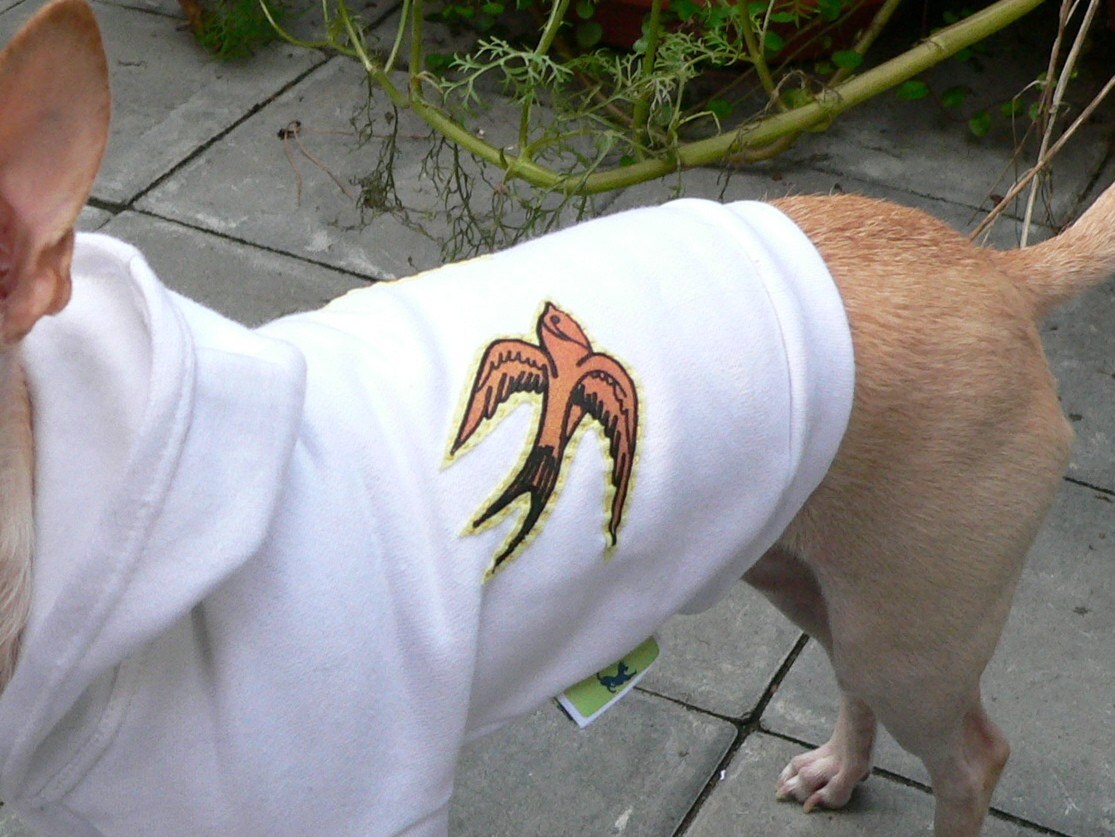 Tattoo Swallow Hoodie Size