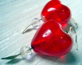 Debbie Harry's Heart-O-Glass Earrings
