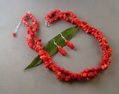 Double-Stranded Red Coral Chips Set