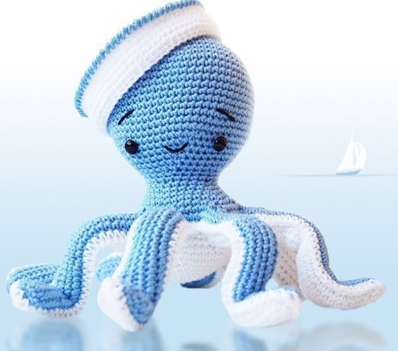 Amigurumi Crochet Patern - Sailor Octopus