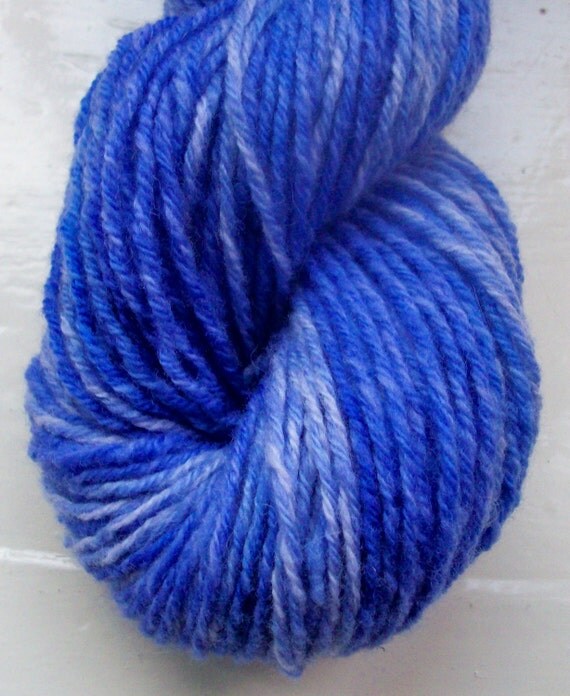 Hand dyed yarn 50g merino cashmere angora by SpinningStreak